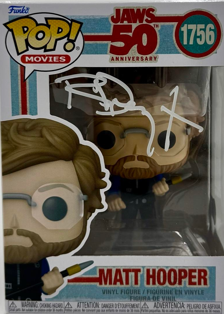 Richard Dreyfuss Signed Funko Pop #1756 Matt Hooper (Jaws) - Beckett COA #03